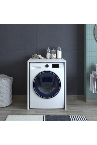 Banos Cm1 Kapaksız Çamaşır Makinesi Alt Dolabı Beyaz