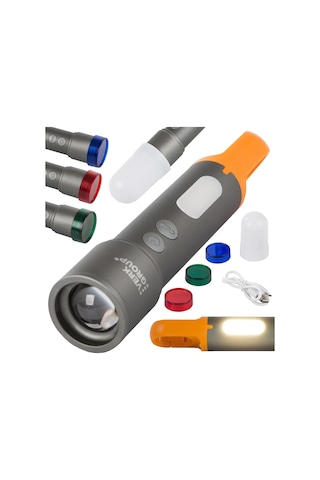 El Feneri X723 Cb-x723 Taktik Feneri Askeri Meşale Çok Renkli