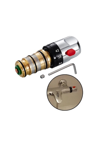 Suntek Termostatik Kartuşlu Vana Kurulumu Kolay Su Sıcaklığı