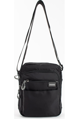 Sanmorris Unisex 5 Bölmeli Suya Dayanıklı Paraşüt Kumaş Organizer Çanta Siyah