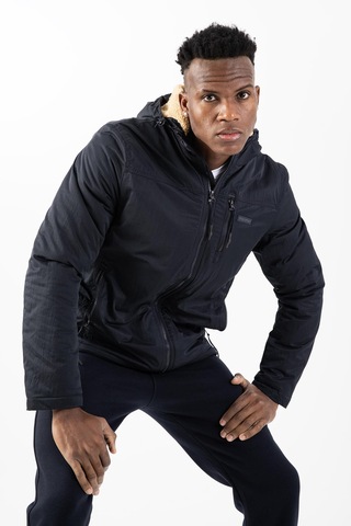 Maraton Sportswear Regular Erkek Kapşonlu Uzun Kol Basic Lacivert Ceket 21365 Lacivert