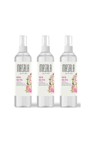 Masala Saf Gül Suyu 3 x 125 ML