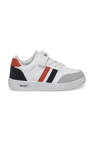 Kinetix Malıbu Pu Boy 3pr Erkek Çocuk Sneaker Beyaz Beyaz