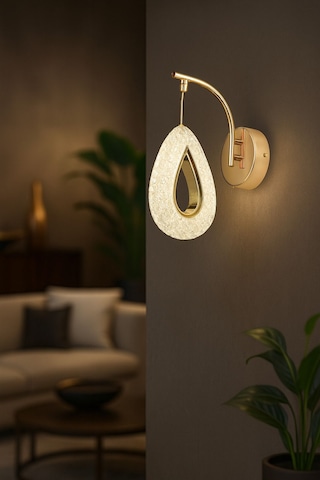 Dali Ledli Dimmer Modern Lüks Aplik 3 Renk Led Sarı-beyaz-gün Işığı - Gold Gold