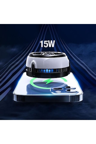 Polham 15w Magsafe Kablosuz Şarjlı İphone 12,13,14 İçin Telefon Soğutucu Ve Kablosuz Şarj, Süpercool