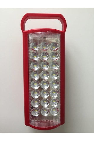 Astra 2606l Usb Şarj Çıkışlı 24 Led 80 Saat Akülü Şarjlı Işıldak Nanopro Kırmızı