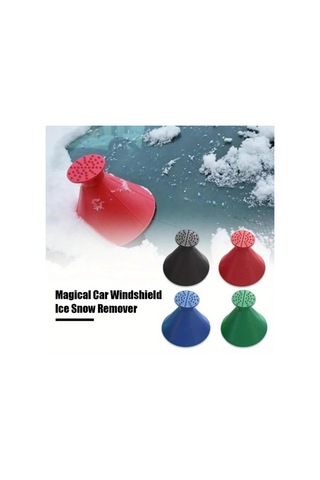 Elmpaly 4 Parça Araç Camı Buz Kazıyıcı Kar Küreği, 4 Renkli Plastik Kar Temizleme Aparatı