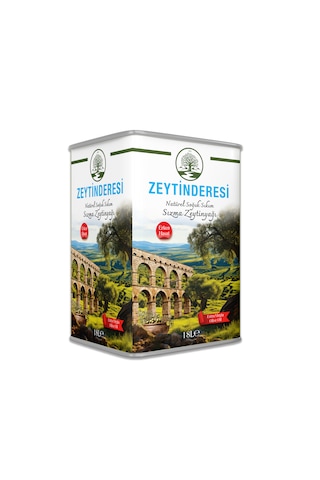 Zeytinderesi Natürel Sızma Zeytinyağı Teneke 18 L