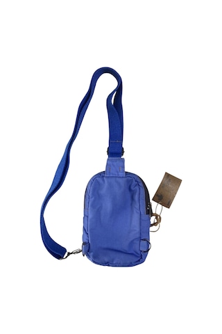 Old Cotton Cargo Vintage Unisex Renkli Günlük Salaş Toparlayıcı Çapraz Göğüs Omuz Postacı Çantası 13cmx21cm Mavi