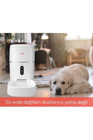 Gaman Umie 6 L Konuşmalı Akıllı Kedi Köpek Besleyici Otomatik Mama Kabı
