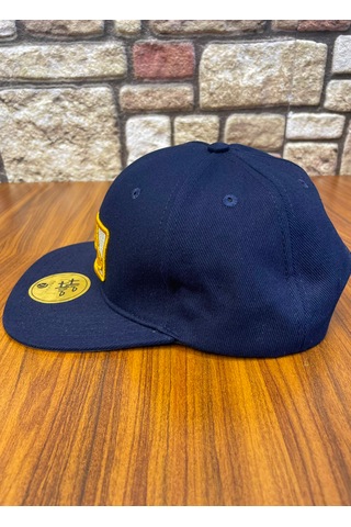 Hamze Mlb Nakış Hip Hop Snapback Rapper Basket Beyzbol Cap Şapka Lacivert
