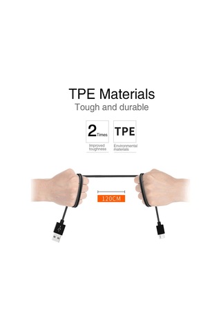 Singree Hızlı Şarj Mikro Usb Kablosu - 1 Metre, Siyah/beyaz Seçenekli