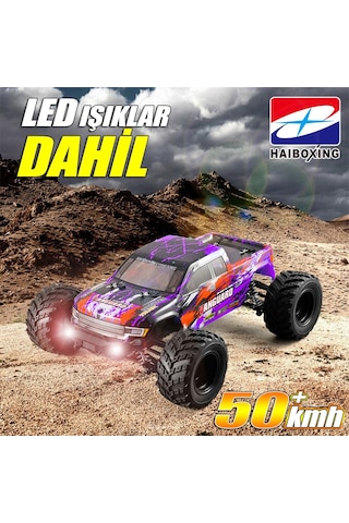 Haıboxıng Rc 1/12 903 Vanguard 50+ Km/h Sürat 4x4 Uzaktan Kumandalı Rc Model Araba Rtr Elektrikli 4wd Offroad Truck Mor
