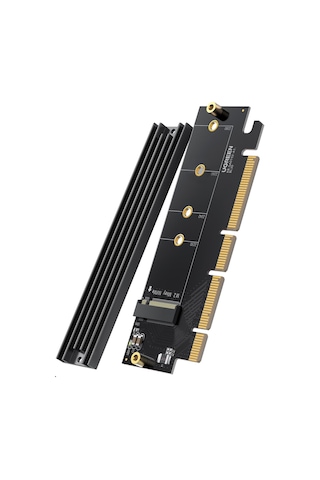 Ugreen PCIe 4.0 x4 x8 x16 Uyumlu 64Gbps NVMe M.2 SSD Dönüştürücü Adaptör