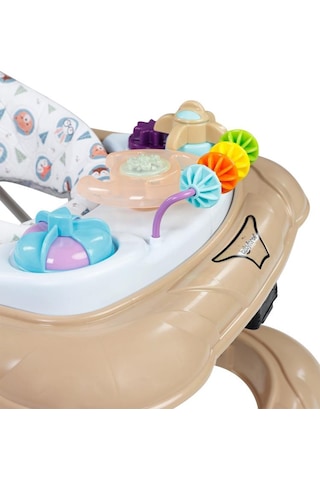 Baby Force Lüks Müzikli Yürüteç - Kahverengi Standart