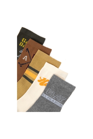 U.S. Polo Assn. U.s. Polo Assn. Erkek Çocuk Haki Çorap Soket 50318045-vr027