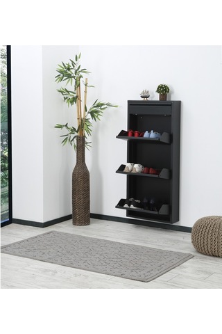 Arthur 3'lü Plus Ayakkabılık Siyah