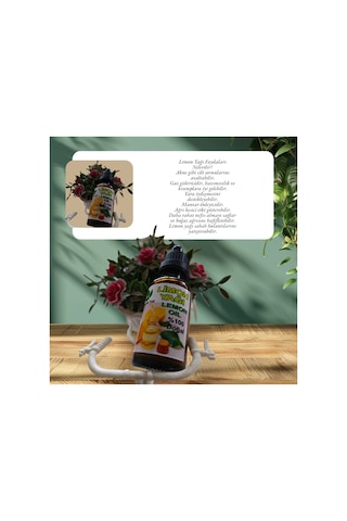%100 Doğal Bitkisel Doğal Distülasyon Limon Yağı 30 Ml