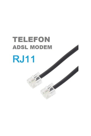 Irenis Adsl Vdsl Modem Kablosu Rj11 Kablo Köken Telefon Kablosu 3 M