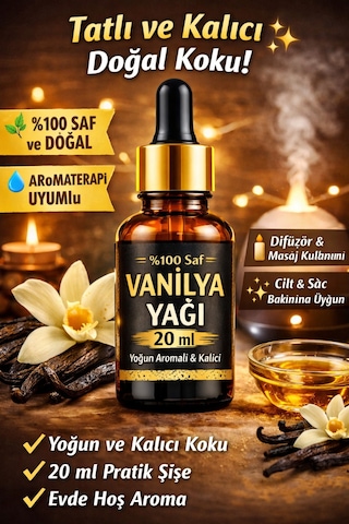 Life %100 Saf Vanilya Yağı 20 ML