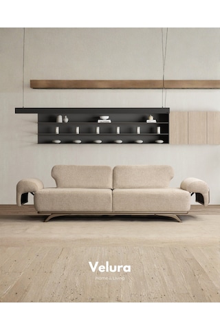 Compact 3+3+3 Koltuk Takımı & Oturma Grubu Beyaz - Kiremit