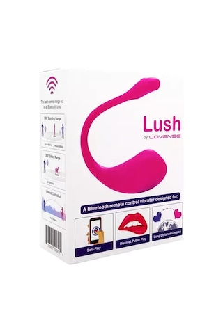 Lovense Lush 2 - Akıllı Telefon Kontrollü Vibrasyon Yumurtası Pembe
