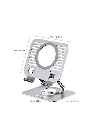 Metal Stand 360 Dönebilen Tablet Ve Laptop Standı / 4-12.9 İnch