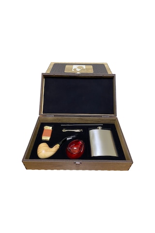 Dapper Zeytin Ağacı 7 Oz Mataralı Pipo Seti 605724-509253