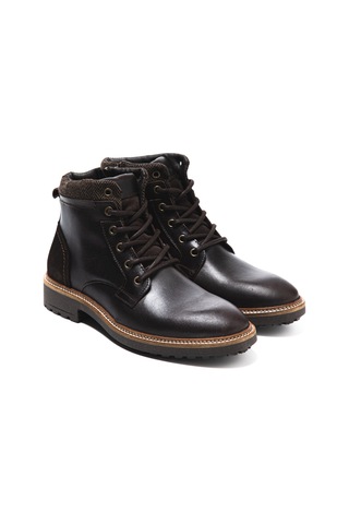 Bot Erkek 1103/gl 015 Wk-john May Lth+suede+newsplit Brown Kahve