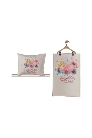 Pia Baby Gl 1931-02 İsme Özel Beşli Tulum Set Krem