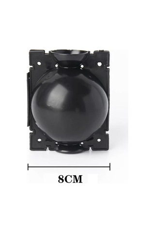 Geeksen Bitki Klonlama Kutusu - Ağaç Ve Çiçek Sapları İçin Kök Geliştirici, Sert Plastik, 8cm Orta Boy, Siyah, 10 Adet Set