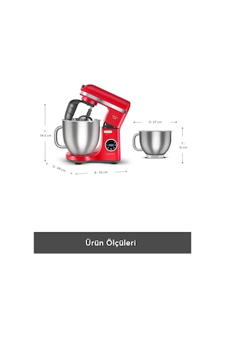 Karaca Mastermaid Chef Ultra D2000 W Dijital Ekranlı Hamur Yoğurma Makinesi