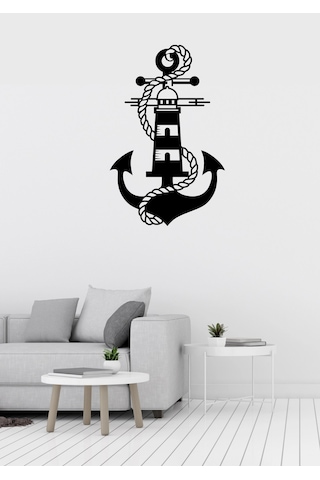 Deniz Çapa Figürlü Dekoratif Metal Duvar Süsü Deniz Çapa Figürlü Dekoratif Metal Duvar Süsü