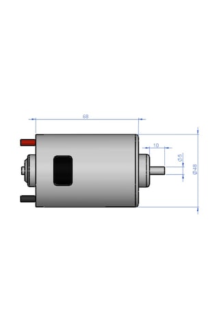 Johnson 81026 Yüksek Hızlı Dc Motor 24 000Rpm