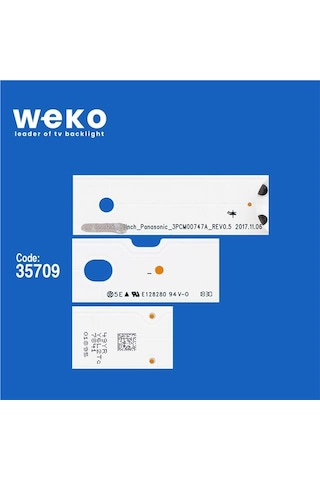 Wkset-5615 35709x9 Lg Innotek 49ınch Panasonic 3pcm00747a Rev0.5 9 Adet Led Bar Tvnizi Açıp İçindeki Led Barla Birebir Aynısı Olduğunu Görmeden Almayınız. Sonrasında İade Almamaktayız. Gri