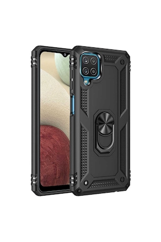 Zore Galaxy Uyumlu M32 Kılıf Msra Vega Kapak - Siyah Siyah