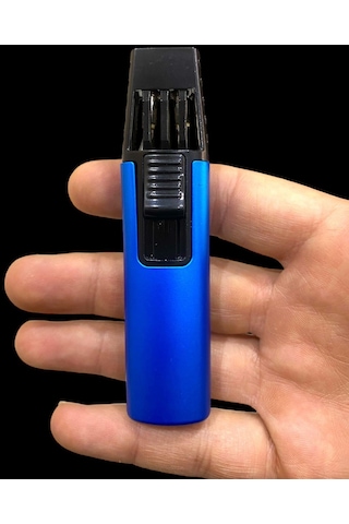 Çift Pürmüzlü Yandan Çekmeli Mavi Çakmak 109319 Mavi