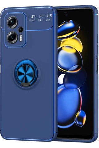Xiaomi Redmi Note 12 5G Kılıf Zore Ravel Yüzüklü Silikon Kılıf