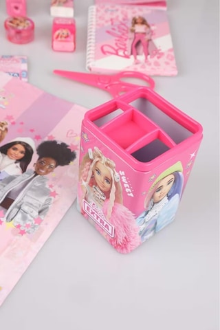 Barbie Lisanslı 21 Parça Okul Ve Kırtasiye Seti, Pembe