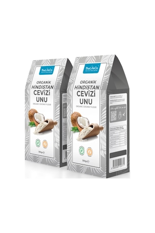 TheLifeCo Organik Hindistan Cevizi Unu 2 x 350 G