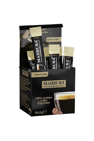 Mahbuba Hazır Öğütülmüş %100 Arabica Espresso Bi Kahve İle Canlan 48x2gr Espresso