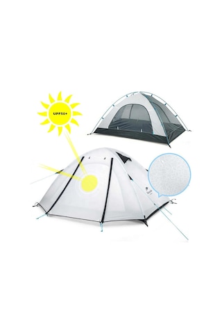 Naturehike P-serisi 2 Kişilik Kamp Çadırı Çok Renkli