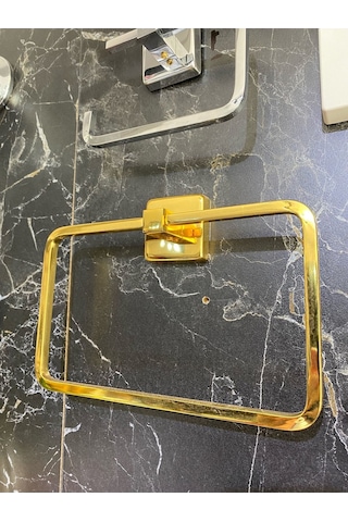 İsaoğlu Yapı Parlak Gold Premium Kare Havluluk Gold