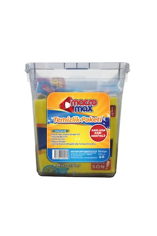 Macromax Temizlik Paketi + Saklama Kabı
