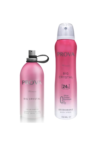 Prova Big Crystal Kadın Parfüm EDP 120 ML + Deodorant 150 ML