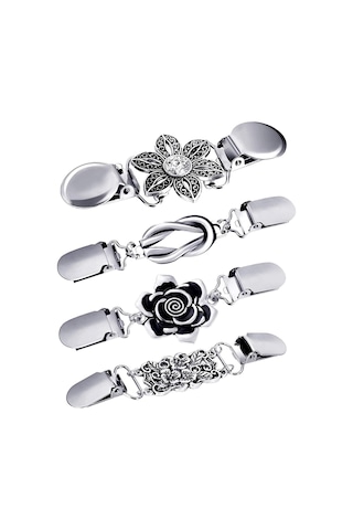 Suntek Gömlek Elbise Pelerin Kadınlar Için 4 Parça Kazak Çok Renkli