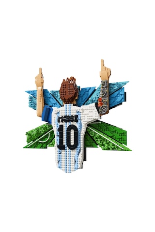 LEGO® Editions Lionel Messi – Kutlama 43018 - 14 Yaş ve Üzeri Çocuklar için Sürprizler İçeren Oyuncak Yapım Seti (1427 Parça)