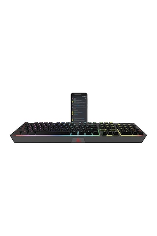 Rampage KB-R105 EXHERO Full RGB Ledli Outemu Blue Switch 5 Makro