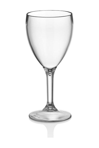 320 Ml Kırılmaz Polikarbon Plastik Şarap Bardağı Şarap Kadehi Şeffaf