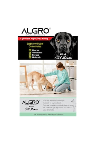 Algro Doğal Ödül Kemiği Sığır Derisi 12.5 CM 6 x 100 G